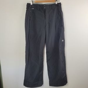 COLUMBIA Mens Convert Snowboard Ski Pants Base TRX Black Size S Regular mens